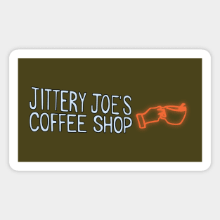 Jittery Joe's Coffee Shop Magnet